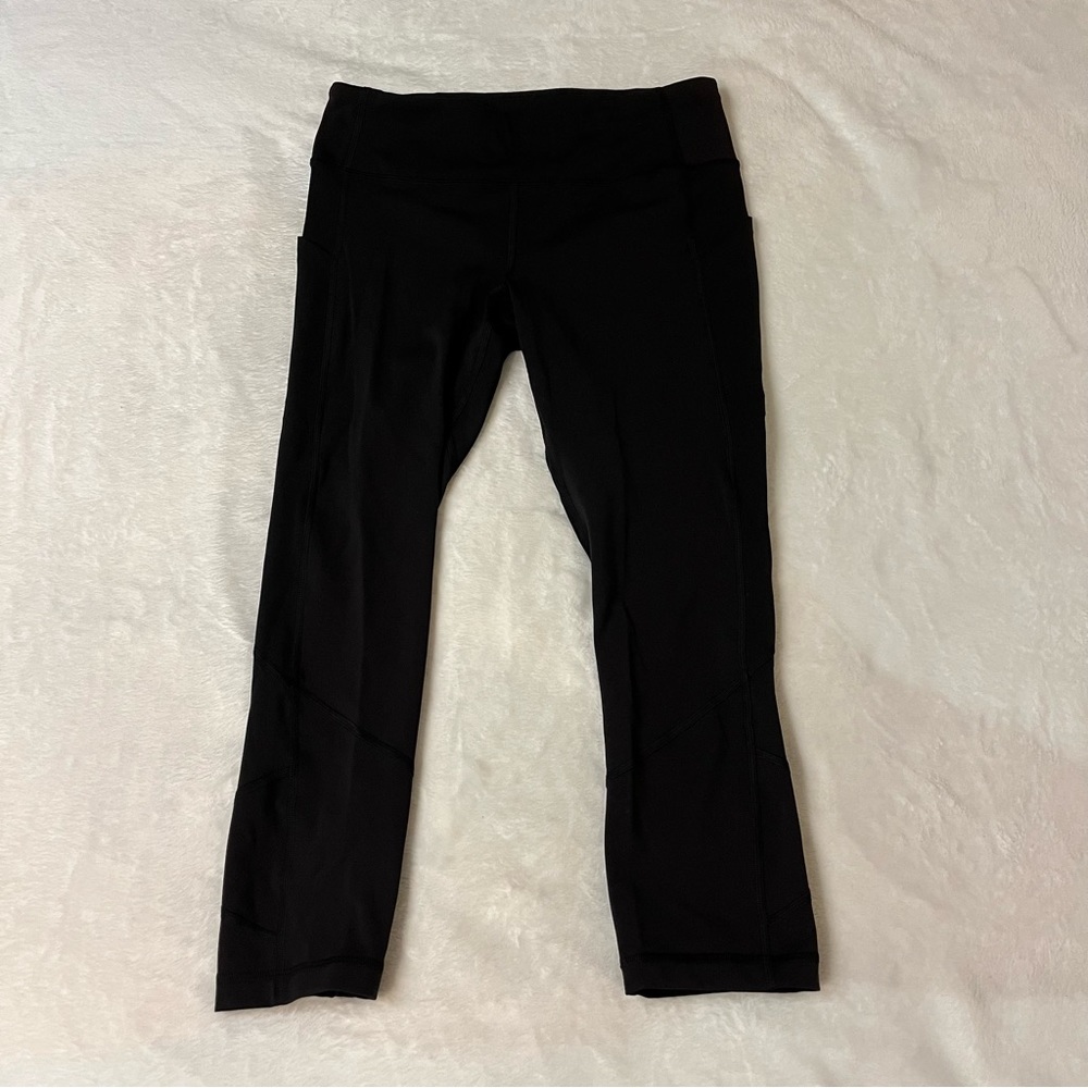 Lululemon Black Pace Rival 22” Crop Legging